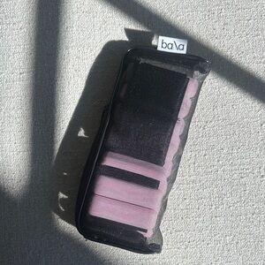 Bala Pink and Black ankle weight Set